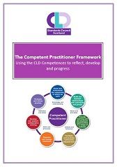 CompetentPractitionerCoversml Cover of teh COmpetent Practitioner booklet showing logo title and competence wheel