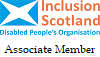 Inclusion-Scotland-Logo-4-Tsml-AssocMem inclusion Scotland Disabled People's Oganisation Associate Member